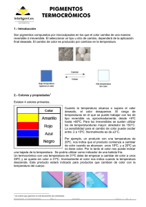 PIGMENTOS TERMOCRÓMICOS