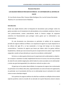 Los Seguros Médicos Privados en México: Su contribución al