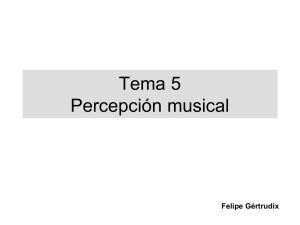 Tema 5 Percepción musical