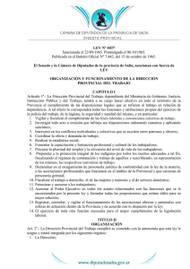 LEY Nº 4037 Sancionada el 23/09/1965. Promulgada el 06/10/1965