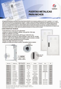 puertas metalicas para nichos