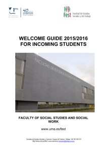 Guide for incoming students 2015/2016