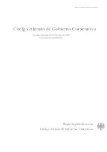 Código Alemán de Gobierno Corporativo