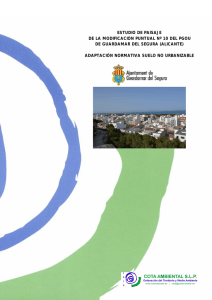 Estudio de paisaje - Ayuntamiento de Guardamar del Segura