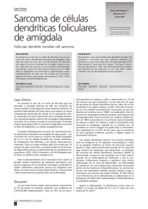 Sarcoma de células dendríticas foliculares de amígdala