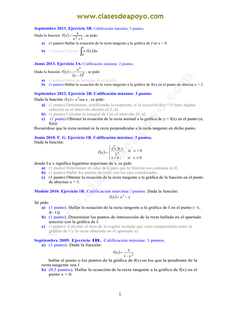 Problemas PAU - Yoquieroaprobar.es