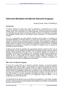 Vehículos Blindados del Ejército Nacional Uruguayo