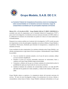 Grupo Modelo, S.A.B. DE C.V.