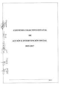 Convenio Colectivo Estatal de Accion e Intervención Social 2015