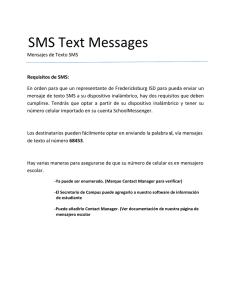 SMS Text Messages - Fredericksburg ISD