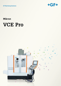 VCE Pro - GF Machining Solutions