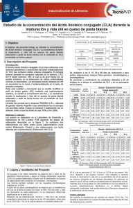 (CLA) durante la maduración y vida útil en