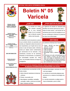 Varicela - Dirección de Sanidad Ejército