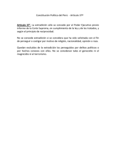 Constitución Política del Perú - Artículo 37º Artículo 37°. La