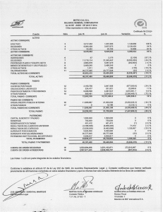 `WÉmc`m * Cifras expresadas en miles de pesos