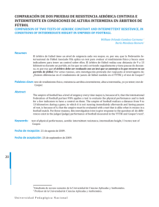 20 comparación de dos pruebas de resistencia aeróbica continua e
