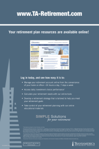 Your retirement plan resources are available online!