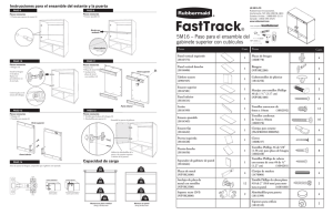 5M16 FastTrack Wall Cabinet Assembly Instructions