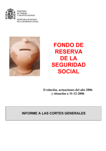 FONDO DE RESERVA DE LA SEGURIDAD SOCIAL