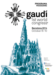 1st world - Gaudi 2nd World Congress