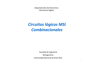 Circuitos lógicos MSI Combinacionales