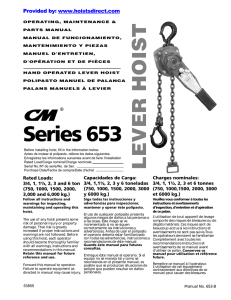 CM Series 653 Manual