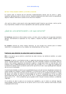 ¿Qué es una esterilización y en que consiste?