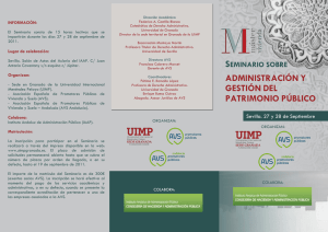 seminario sobre administración y gestión del patrimonio público