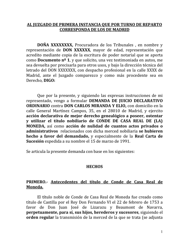 AL JUZGADO DE PRIMERA INSTANCIA QYE POR TURNO DE AL JUZGADO DE PRIMERA INSTANCIA QYE POR TURNO DE