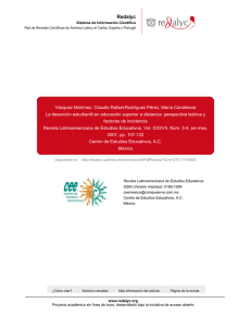 Redalyc. La deserci&oacute;n estudiantil en educaci&oacute;n superior a distancia