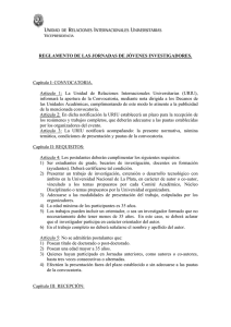 reglamento de jj - Universidad Nacional de La Plata
