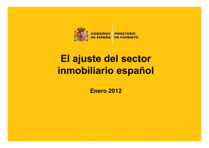 El ajuste del sector inmobiliario español