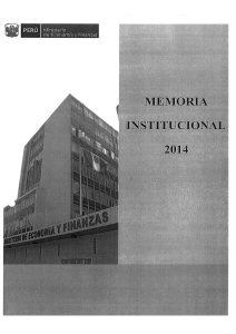 Memoria Institucional 2014