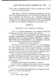 Constitución 1881 - Cámara de Diputados