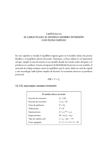 14.1 el equilibrio ahorro