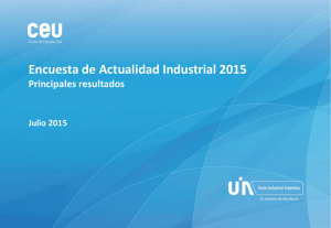 Encuesta de Actualidad Industrial 2015
