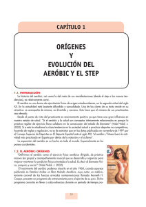 ORÍGENES Y EVOLUCIÓN DEL AERÓBIC Y EL STEP
