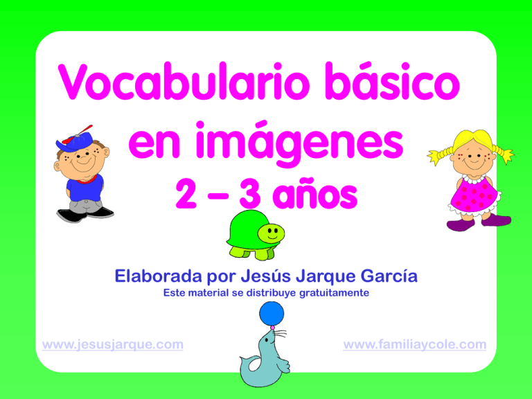 Vocabulario Básico En Imágenes