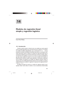 Modelos de regresión: lineal simple y regresión
