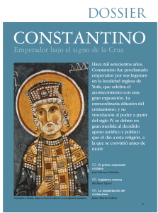 Constantino. Emperador bajo el signo de la Cruz