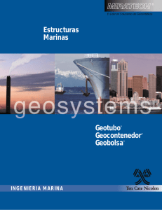 Estructuras Marinas Geotubo® Geocontenedor® Geobolsa®