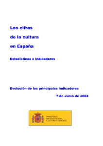 Estadísticas de Cultura - Ministerio de Educación, Cultura y Deporte