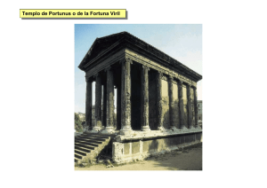Templo de Portunus o de la Fortuna Viril Templo de Portunus o de
