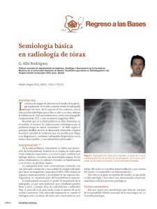 Semiología básica en radiología de tórax