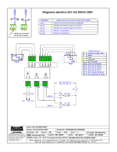 Diagrama eléctrico DLC G2