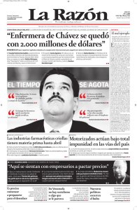 “Enfermera de Chávez se quedó con 2.000 millones de dólares” El