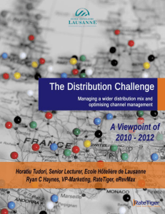 The Distribution Challenge A study by Horatiu Tudori, Senior