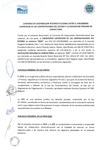 Conste por el presente documento, el Convenio de