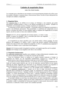 Unidades de magnitudes f&iacute;sicas