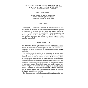 Page 1 ALGUNAS REFLEXIONES ACERCA DE LA NOCION DE